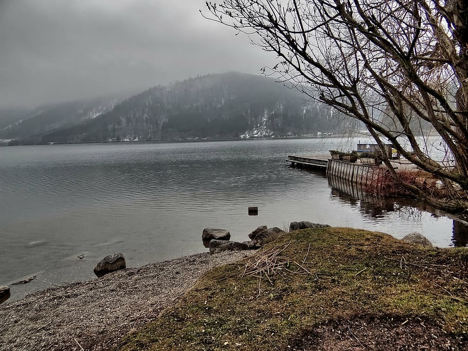 idyll, lake, web, rest, recovery, vision, rest pause, thoughtful, on the water, schliersee