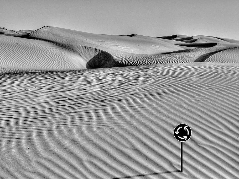 arena, desierto, viaje, ils, rotonda, patrón, sin gente, naturaleza, tierra, cielo