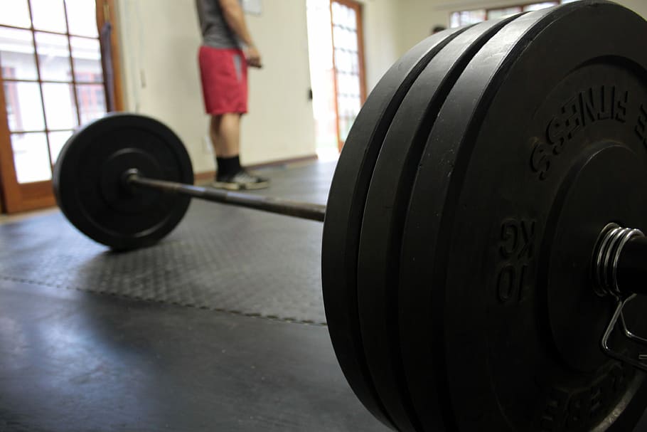 gym floor, Barbell, Gym, Floor, equipment, photos, public domain, tools, weights, exercising