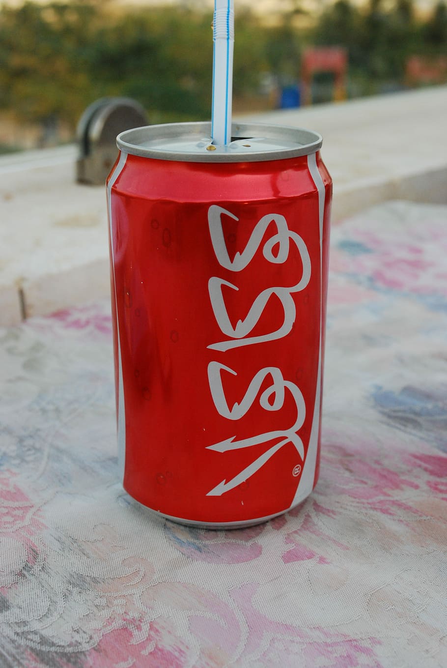 Jordan, Holiday, Trivial, Cola, red, day, focus on foreground, outdoors, close-up, container