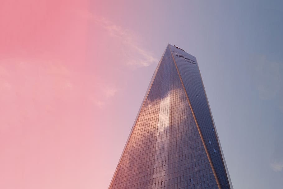 1つ, 世界貿易の超高層ビル, マンハッタン, 新しい, ニューヨーク市, 1つの世界, 世界貿易, 超高層ビル, 建物, 建築