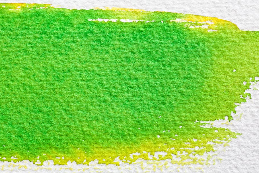 closeup, green, paint, watercolour, painting technique, soluble in water, not opaque, color, color sketch, yellow