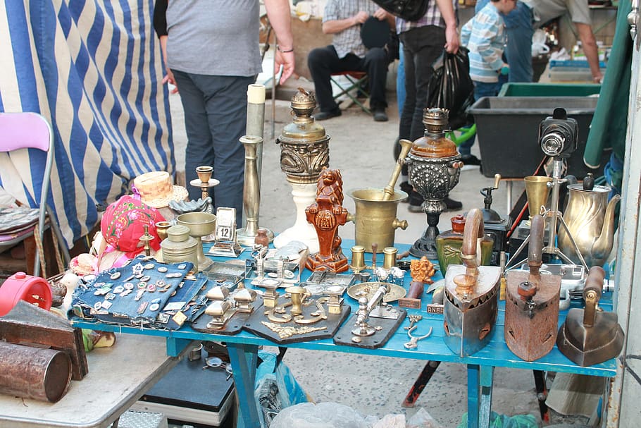market, flea market, old things, rarity, bazaar, antiquity, antiques, for sale, retail, market stall
