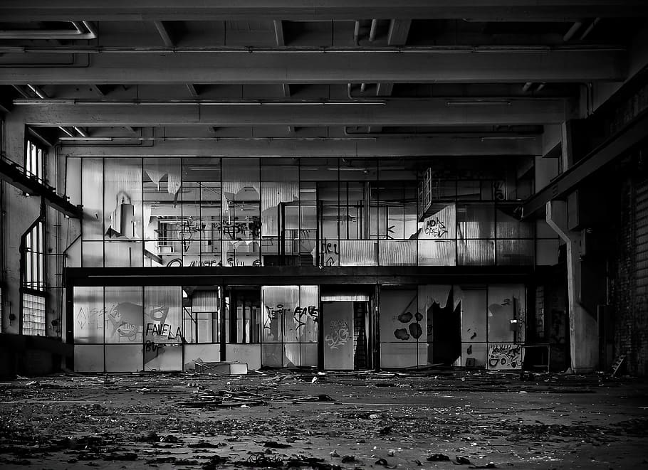 Lost, Factory, Old, lost places, leave, industrial building, lapsed, ruin, building, old factory