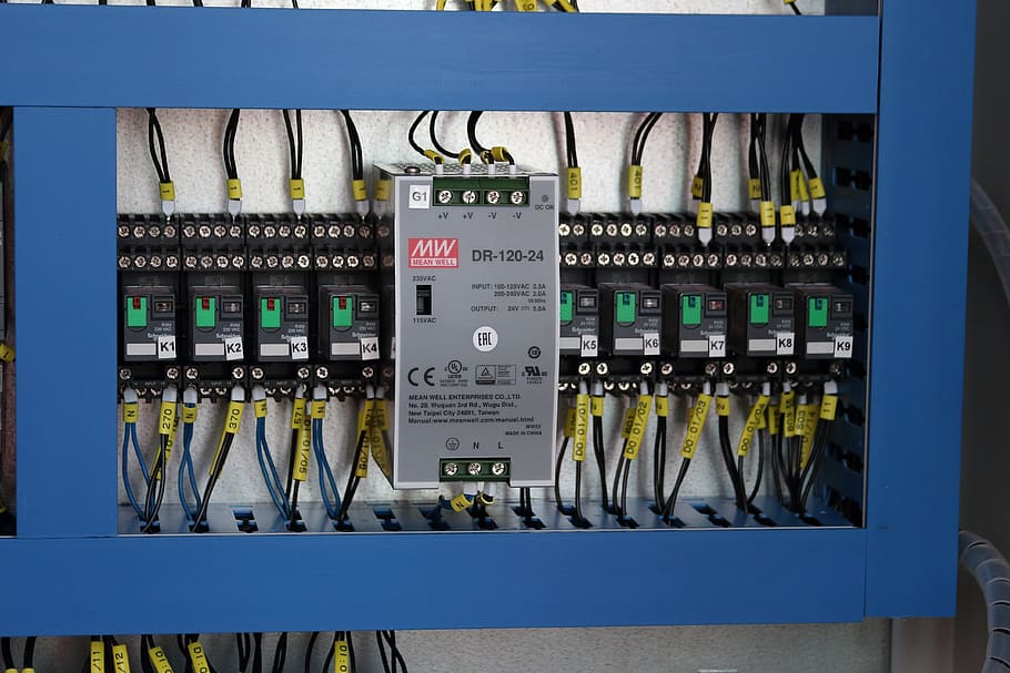switch, rack, the company, industry, technology, control cabinet, power supply, connection, communication, cable