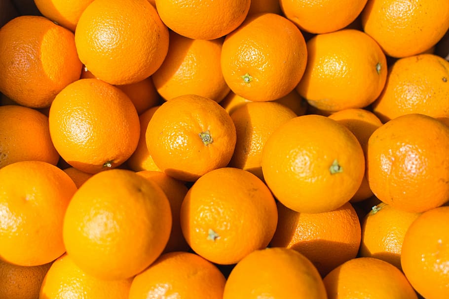 naranjas frescas, marco lleno, fruta, naranja, verano, cítricos, naranja - Fruta, comida, frescura, alimentación saludable