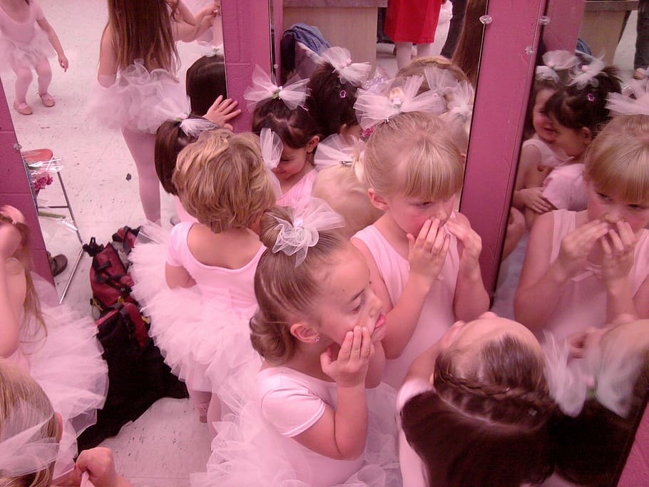 ballerina, dance, tutu, pink, ballet, girls, group of people, women, childhood, females