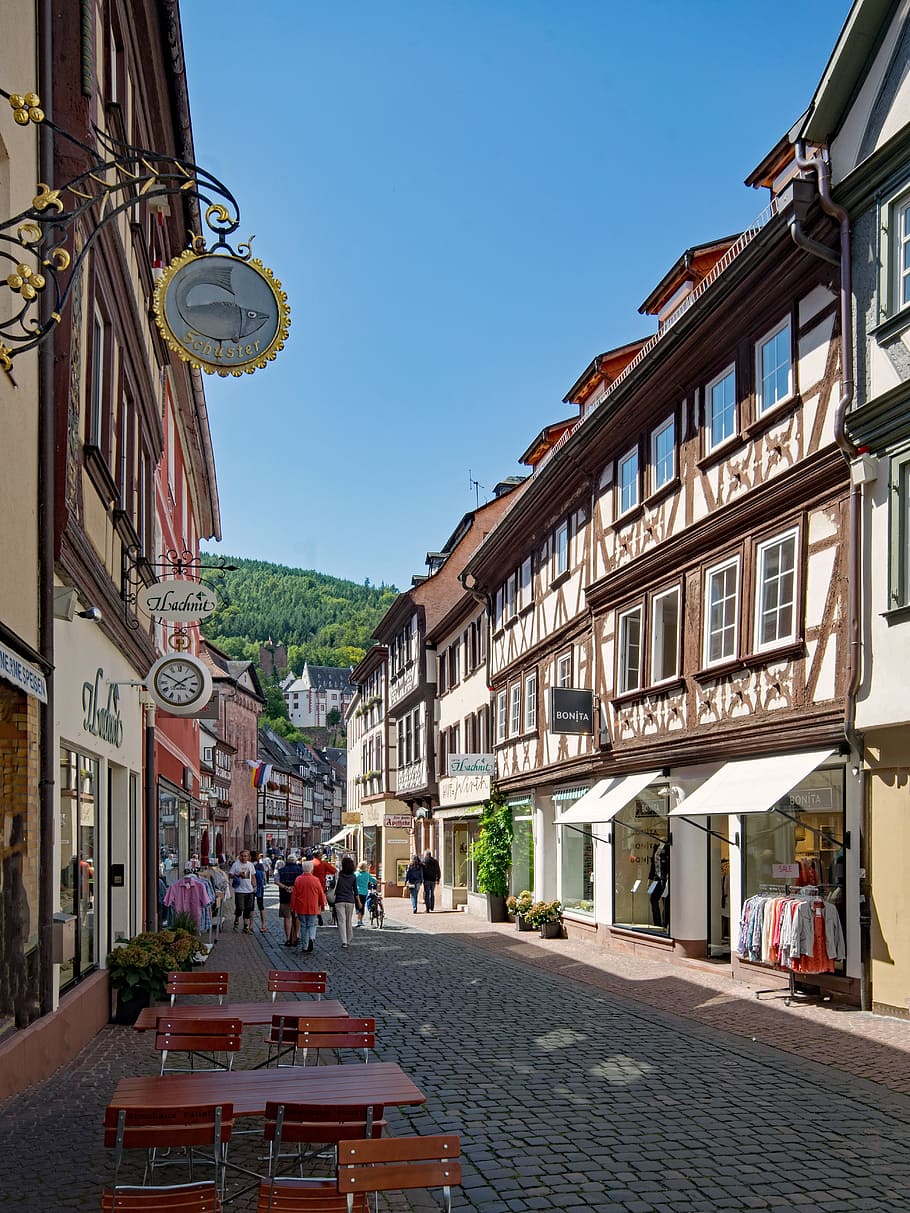 Miltenberg, Odenwald, Baviera, Baja Franconia, Alemania, casco antiguo, lugares de interés, cultura, construcción, arquitectura
