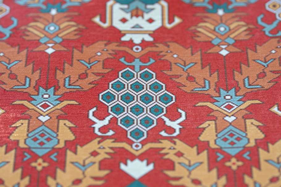 tapete, textura, vermelho, modelo, cor, bonito, fio, detalhes, têxtil, lã