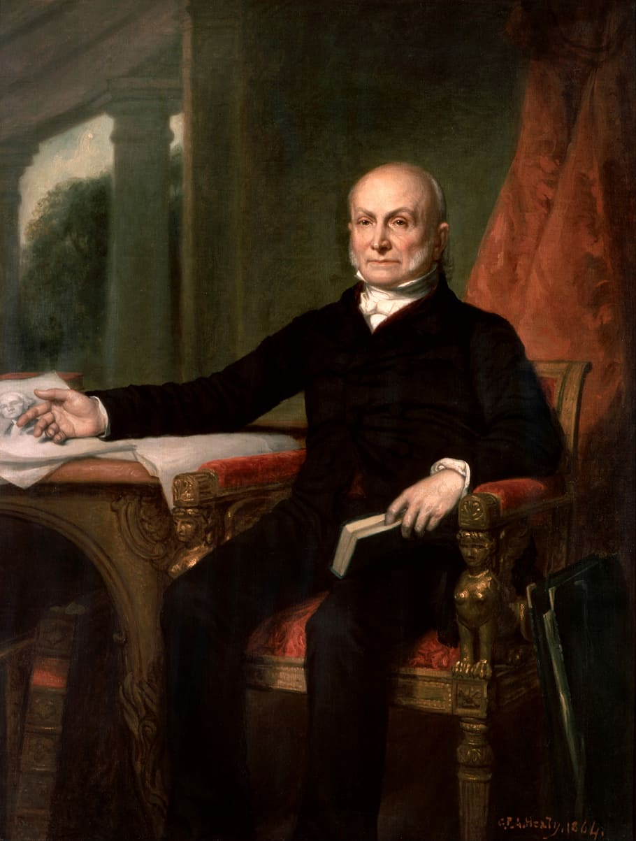 john quincy adams portrait, John Quincy Adams, Portrait, painting, president, public domain, people, concepts And Ideas, men, sitting