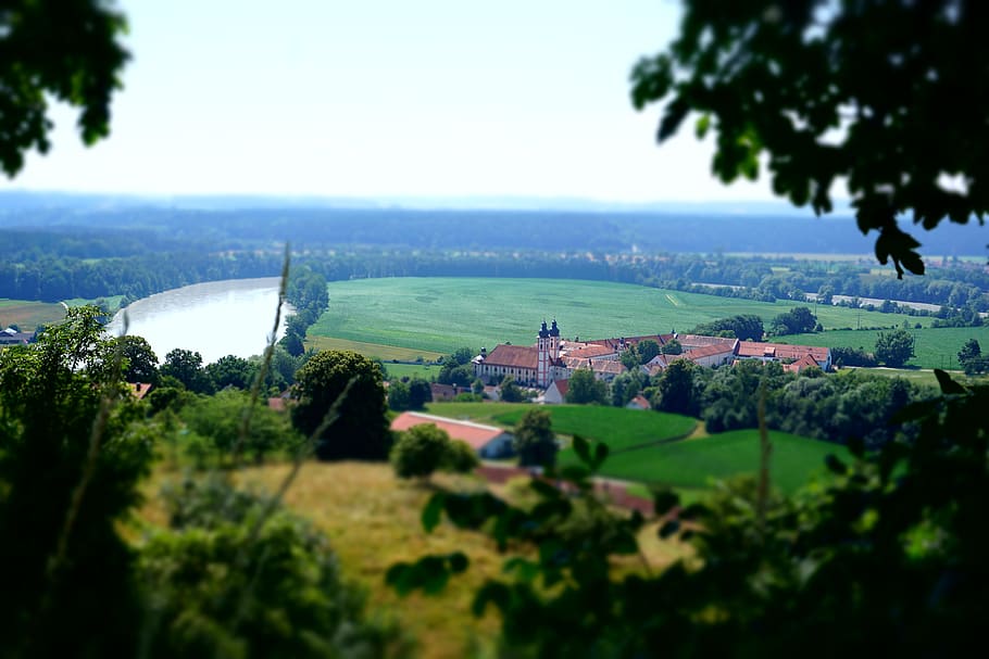bavaria, bayern, kloster, germany, architecture, nature, historically, sky, water, landscape