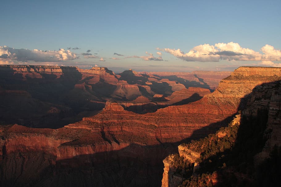 usa, grand canyon, landscape, nature, national park, scenics - nature, cloud - sky, beauty in nature, sky, tranquil scene