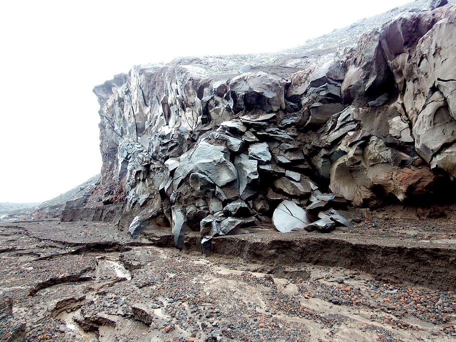 岩の形成, 昼間, 要素, 渓谷, 断層, すすぎ, セル, サイクロン, 降水, 悪天候