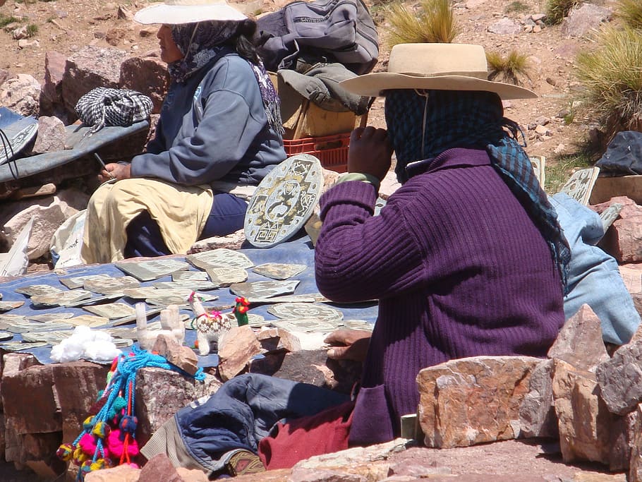 mulheres, vendedor, argentina, purmamarca, mercado, feira, artefatos, arqueologia, cultura, civilização