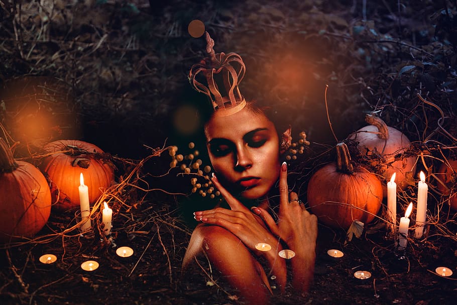 halloween, spirit, ghost, creepy, left, spooky, mystic, gloomy, decoration, fantasia