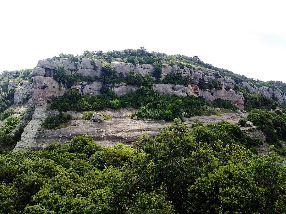 autumn, catalonia, catalunya, mountain, hiking, landscape, nature, texture, sant llorenc del munt, obac