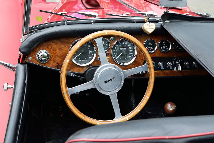 car, interior, within, internal, old, automotive, industry, vehicle, horsepower, transport
