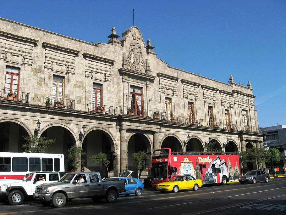 palacio, municipal, de, Palacio Municipal, Guadalajara, Kota, Balai Kota, Meksiko, foto, domain publik