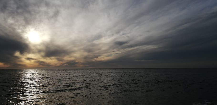 Chile Vineyard Reflection Sun Sea Clouds Sky Water Horizon Horizon Over Water Pxfuel