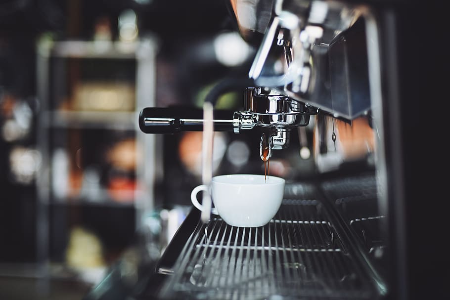 espresso, machine, coffee, bean, coffeehouse, drink, cafe, steel, metal,  electronic | Pxfuel