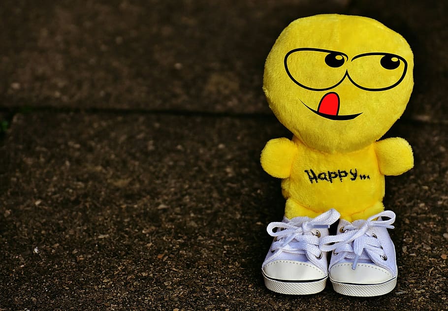 smiley, cheeky, sneakers, funny, emoticon, emotion, yellow, green, cute, sweet