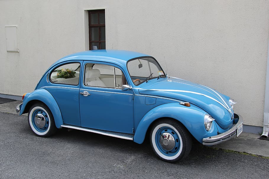 vw, beetle, volkswagen, classic, vehicle, automotive, vintage, mode of transportation, transportation, car