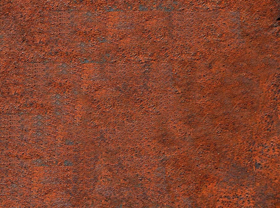 superficie de metal naranja, solo óxido, inoxidable, oxidado, hierro, metal, textura, fondo, gráfico, diseño