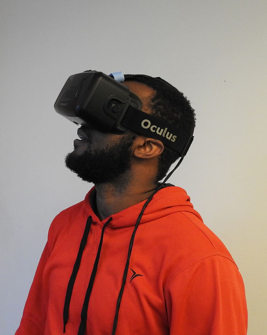 realidade virtual, oculus, tecnologia, realidade, fone de ouvido, entretenimento, futurista, dispositivo, homem, asiáticos