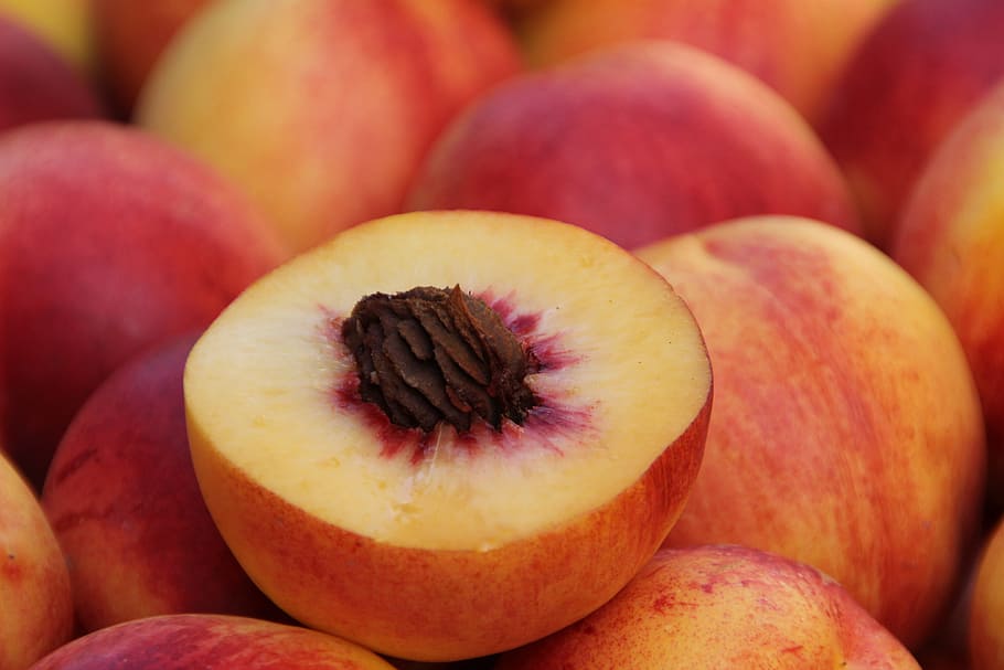 사과 과일 많은, 음식, 과일, 복숭아, 돌 과일, 비타민, 건강, 닫기, 음식과 음료, 건강한 식생활