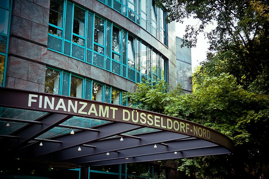 finanzamt dusseldorf-nord facade, architecture, building, facade, city, houses facades, düsseldorf, tax office, taxes, urban