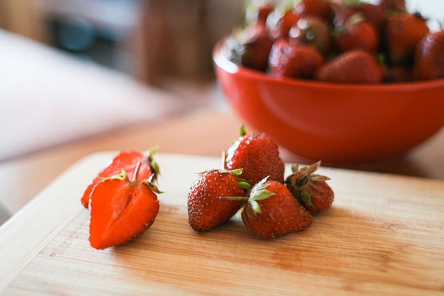 yummy strawberries, Yummy, Strawberries, food, fruit, hungry, sweet, strawberry, freshness, red