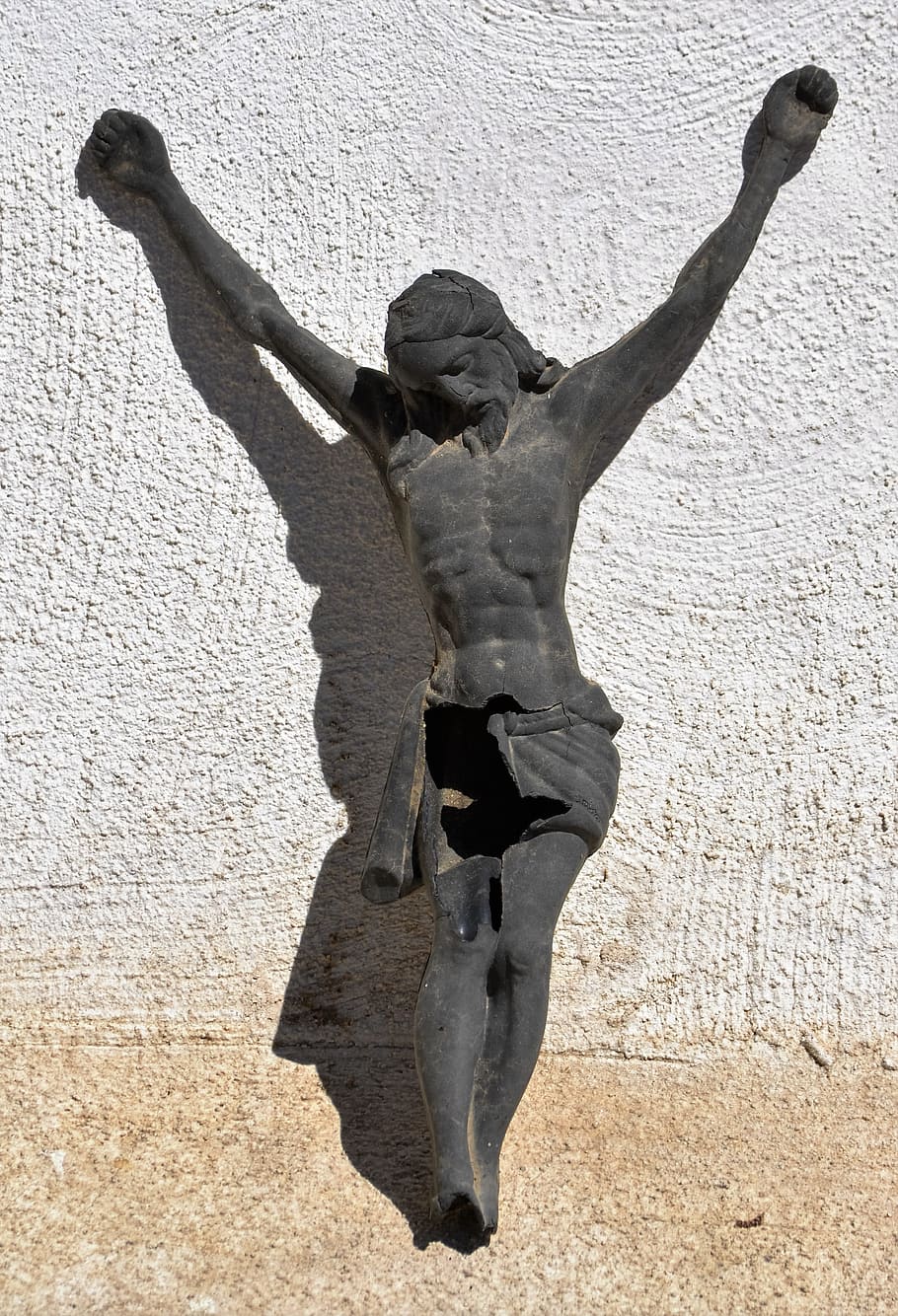 Cemetery, Cruz, Death, Sculpture, Christ, statue, human arm, arms raised, limb, human body part