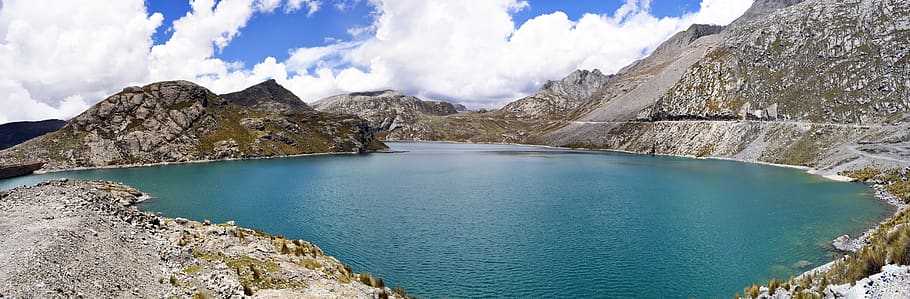laguna chuchún, landscape, sings, lime, peru, lake, andes, gate, the locals, traditions