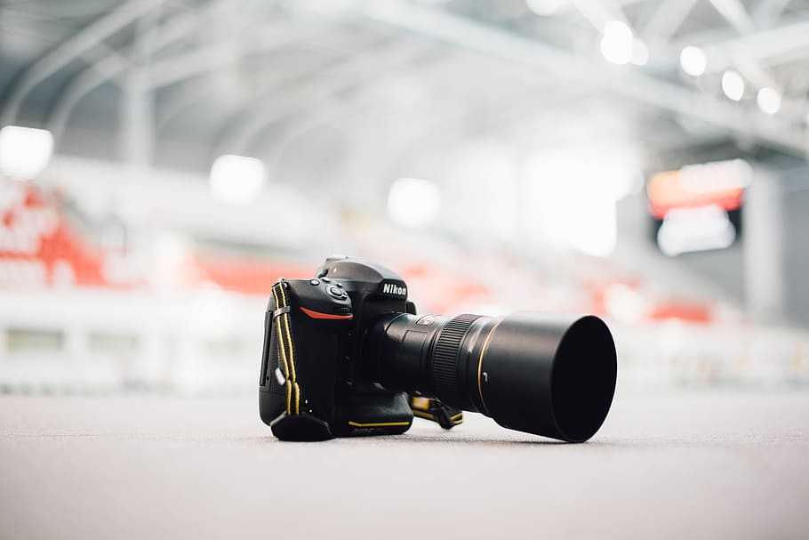 black, camera, lens, photography, accessory, table, blur, bokeh, photography themes, camera - photographic equipment