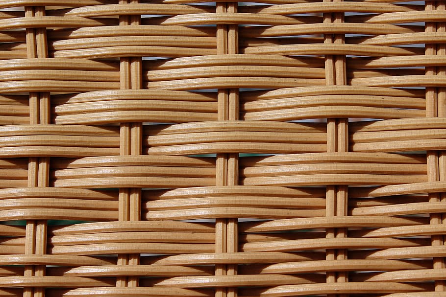 brown wicker basket, wicker, rattan, crafts, braid, weave, wallpaper, the background, texture, backgrounds