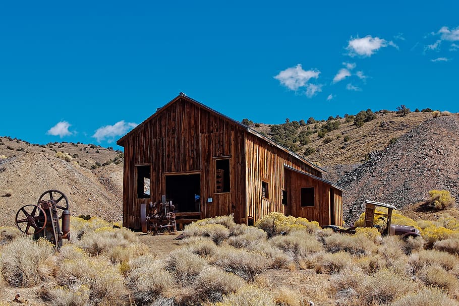 ghost town, berlin, nevada, america, usa, travel, leave, desert, allows, architecture