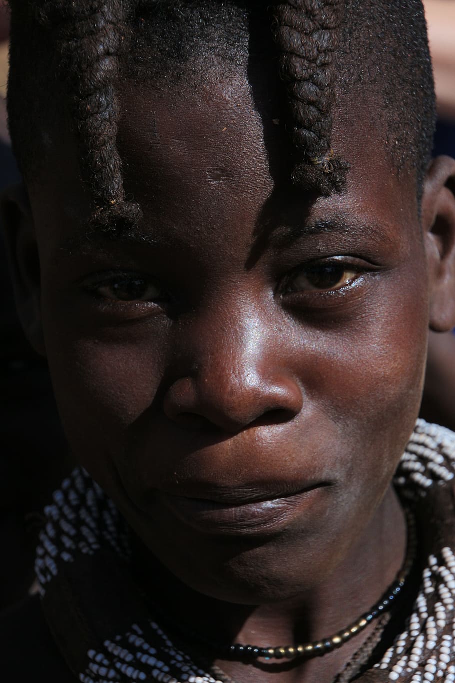 fotografía de primer plano, humano, cara, Namibia, Himba, África, indígena, Frai, negro, África subsahariana