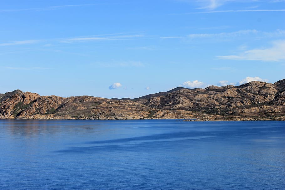 Corsican, Island, Beauty, Landscape, island of beauty, blue, wild, nature, green, pond