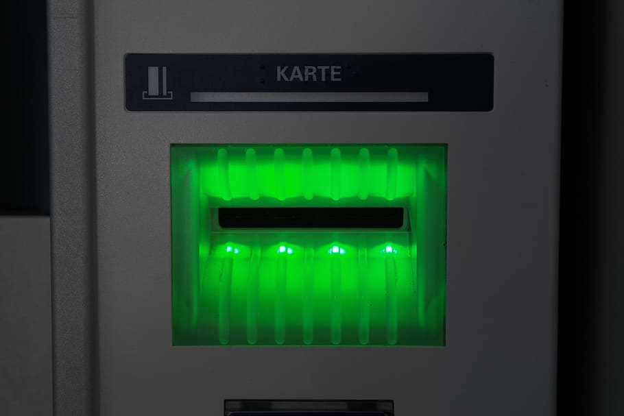 white, green, karte, electronic, device, Atm, Card, Slot, Map, Withdraw, Cash