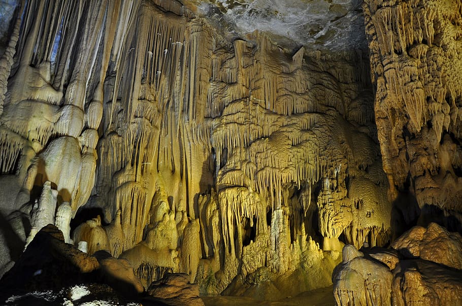 roe, cave, gümüşhane, stalactite, stalagmite, geology, asia, grotto - Cave, famous Place, rock - Object