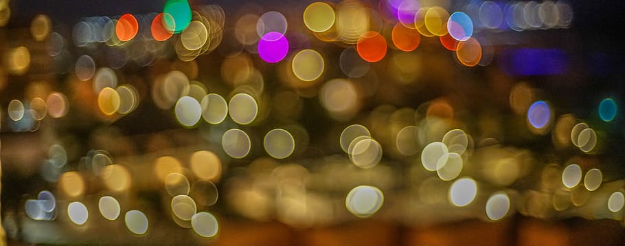 bookeh photo, Bokeh, Cancun, Mexico, Night Lights, cancun, mexico, colorful, background, defocused, abstract