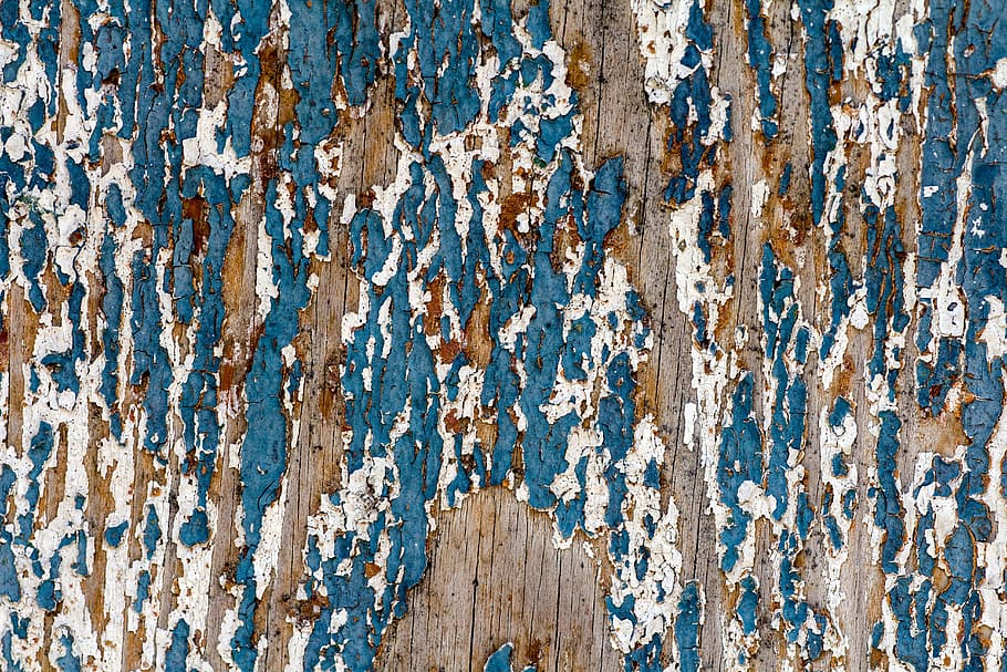 azul, blanco, madera, tablero, fondo, viejo, pintura vieja, estructura, fotograma completo, fondos