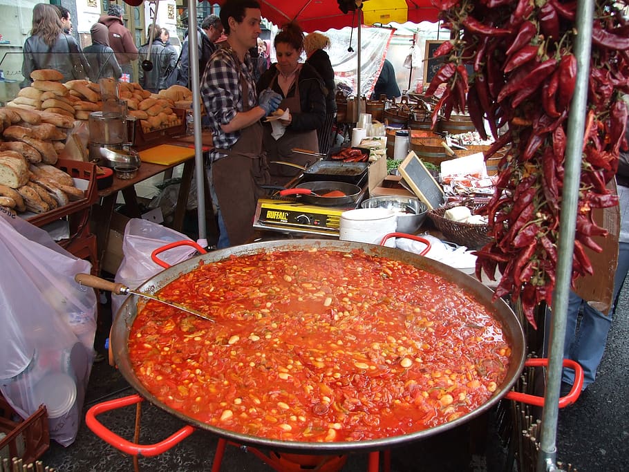 street food, market, big pan, london, notting hill, colorful, fresh, farmers market, small business, owners