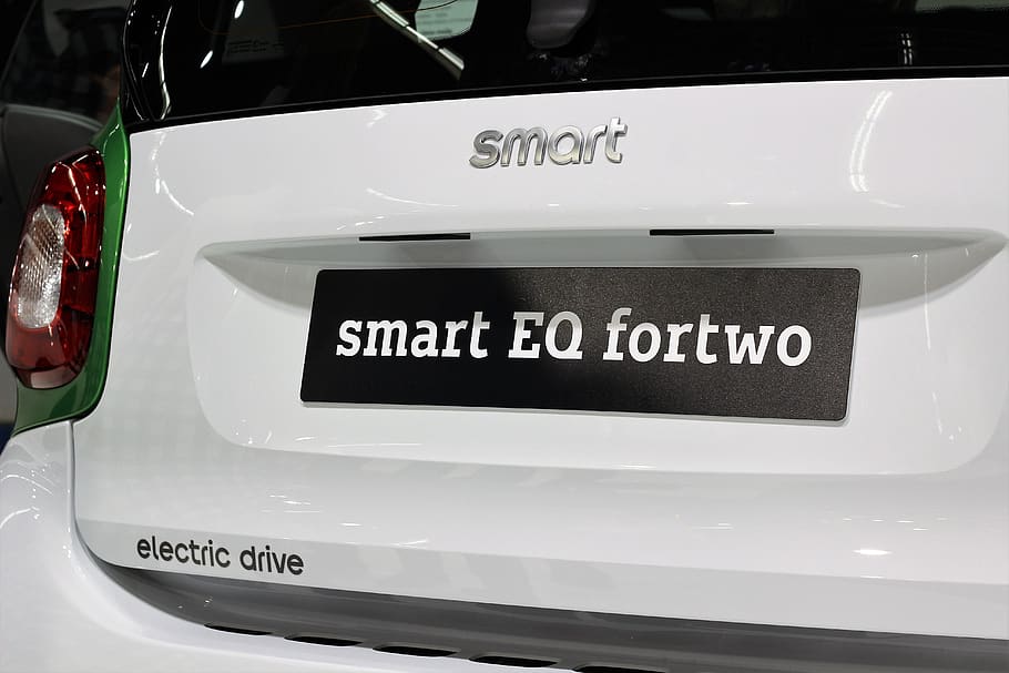 carro smart eq fortwo, auto show zagreb 2018, tecnologia moderna, veículo, alternativa, ecológico, ecologia, emissão zero, indústria, futuro