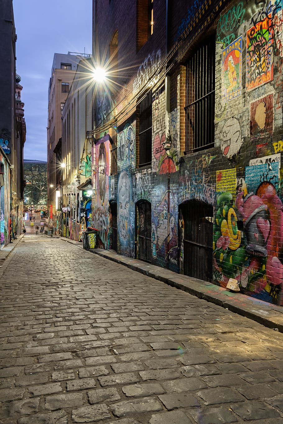 hosier lane, laneway, ciudad, melbourne, graffiti, arte callejero, grunge, urbano, mural, creativo