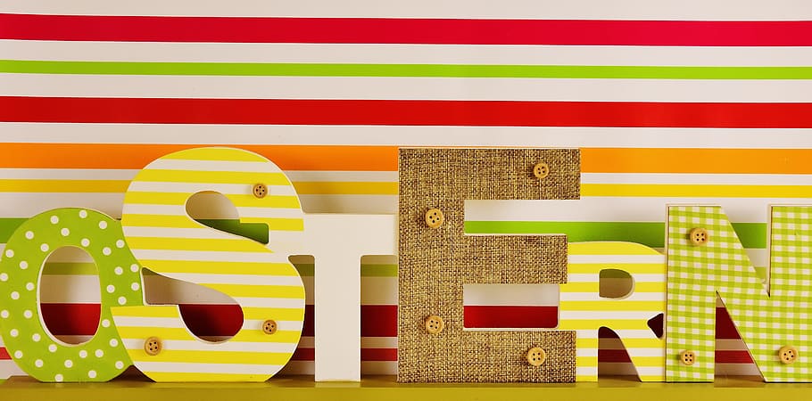 Letters, Colorful, Happy Easter, easter, word, multi colored, variation, indoors, large group of objects, day