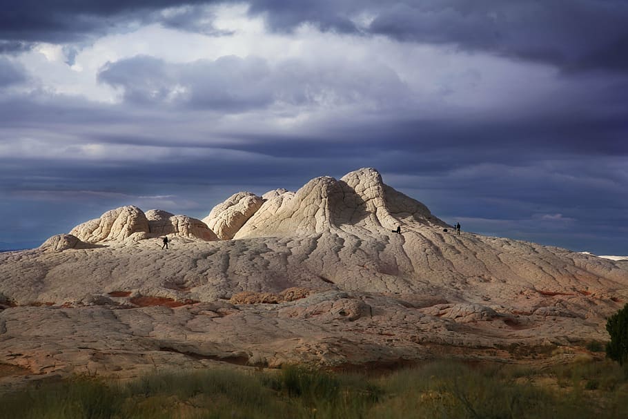 arizona, white, pocket, canyon, usa, rock, amazing, geological, formation, cauliflower