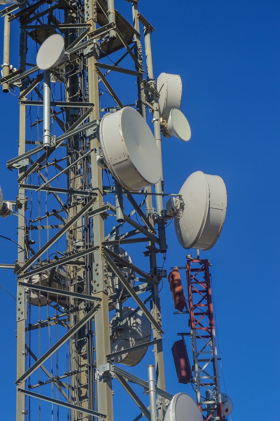 antenna, telecommunications tower, receptor, telecommunications, tv, dish, repeater, technology, satellite dish, satellite