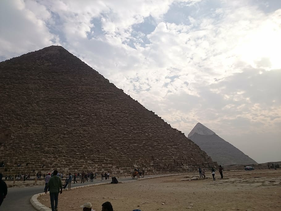 great pyramid, giza, egypt, pyramid, archaeology, famous Place, ancient Civilization, cairo, sky, ancient