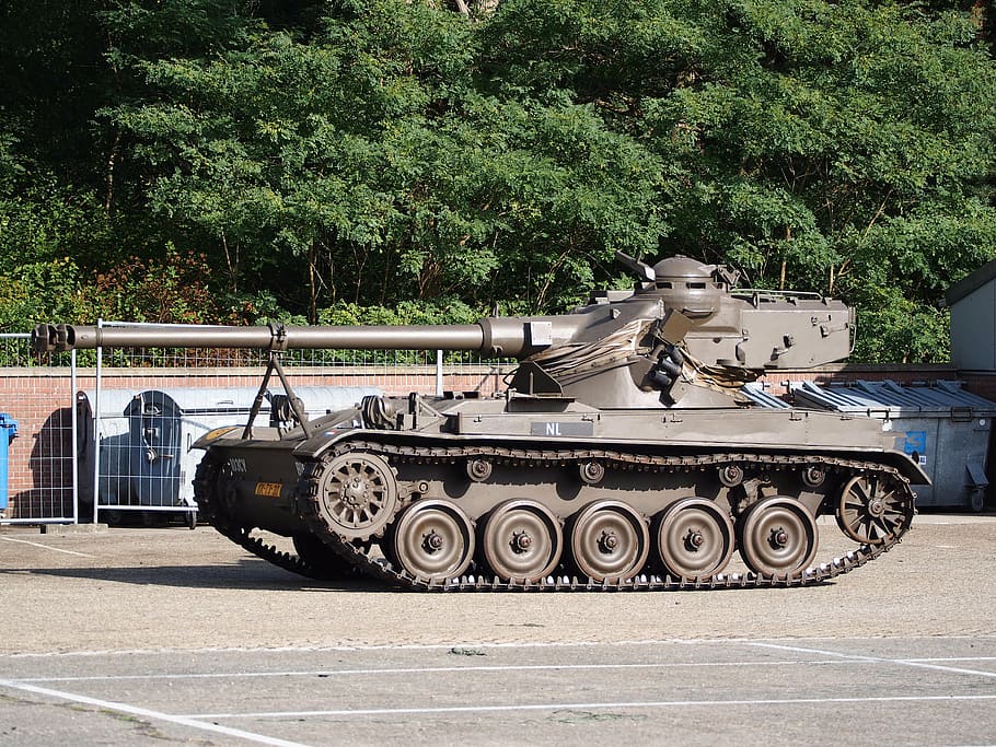 amx 13, tank, dutch, army, museum, armored, artillery, cannon, heavy, machine
